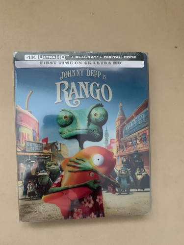 Rango uhd blu ray - uhd, steelbook